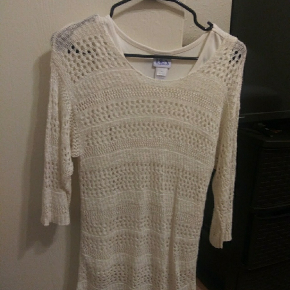 Cream sweater